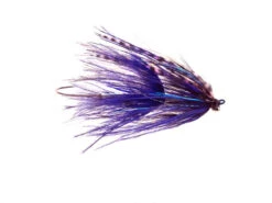 Stu's Barred Ostrich Intruder By Aqua Flies -Fishing Sales 12019barredostrichintruderblkpurp