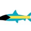 Bahama Bonefish Sticker -Fishing Sales BAHAMASBONEFISH 01