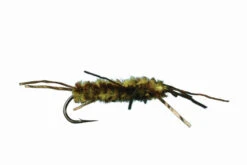 Pat's Rubber Leg Stonefly Nymph By Solitude -Fishing Sales N195OL BRWHITE