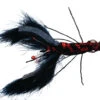 Crayfish Bunny Black // Bass Fly By Solitude -Fishing Sales S008BK