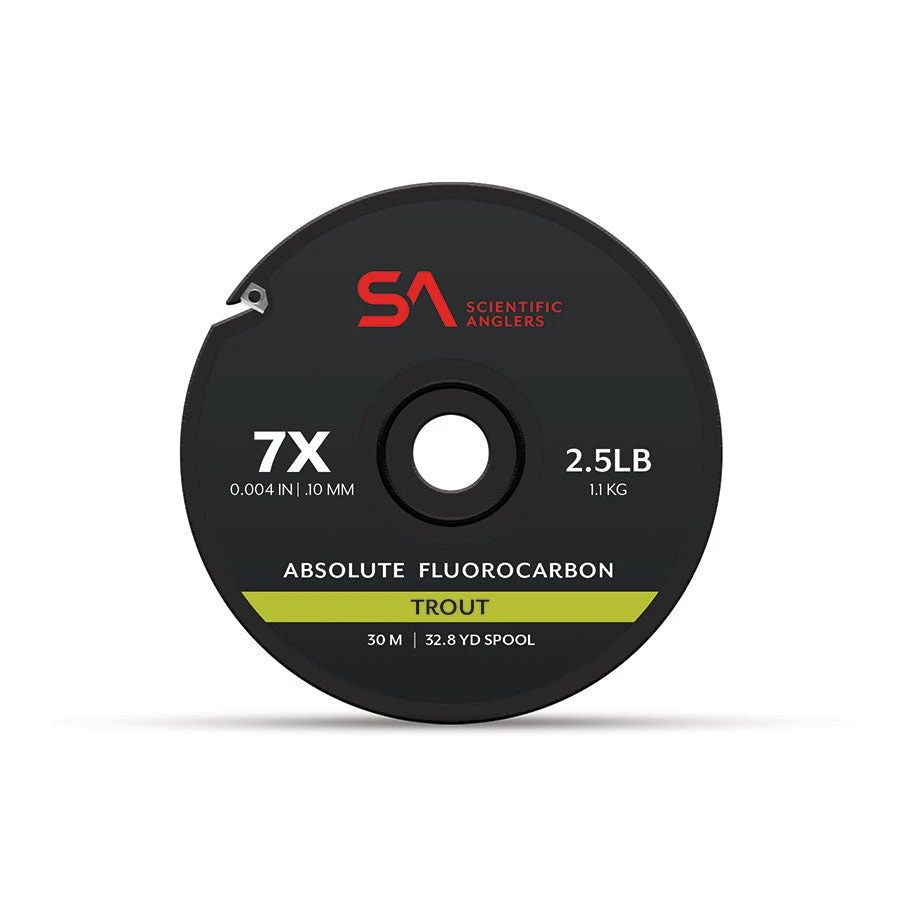 Scientific Anglers Absolute Fluorocarbon TROUT // Supple Tippet 0X - 7X 3 Scientific Anglers Absolute Fluorocarbon TROUT // Supple Tippet 0X - 7X