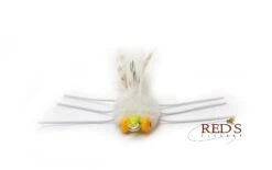 Casa Blanca Raghead Crab By Rainy's // Red's Exclusive W/ Custom Yellow Eyes -Fishing Sales casa blanca yellow eyes front