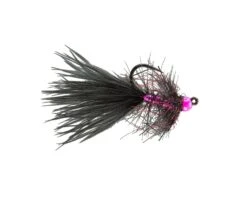 RIO's Gold Jigger // Tungsten Jig Micro Streamer -Fishing Sales goldjiggerhotblack