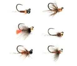 Jighead Nymphs // 1 Dozen Tactical Nymph Assortment By Fulling Mill